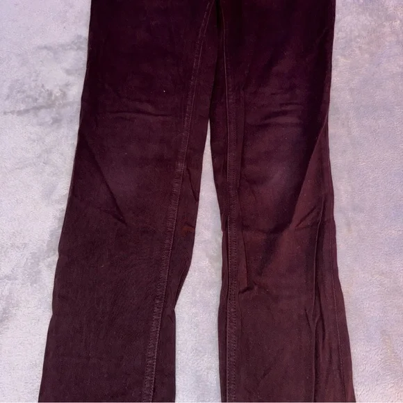 rag & bone Women's Mulberry/ Burgundy Skinny Jeans - Picture 9 of 15